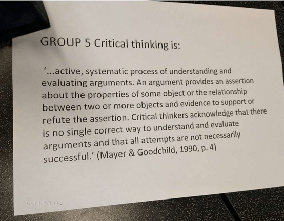 留学生该如何培养出"critical thinking"思维 并应有与英语作业论文的写作